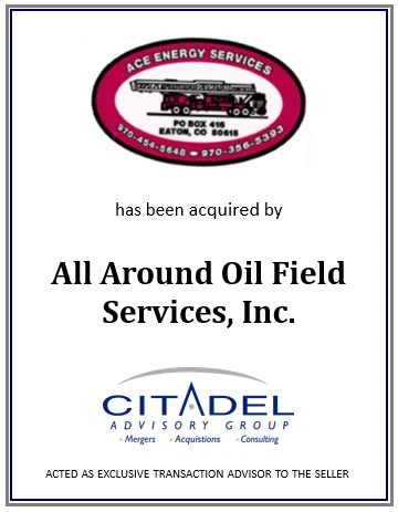 Ace Energy Services acquired by All Around Oil Field Services, Inc