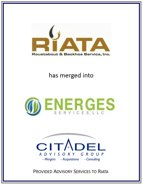 Riata Roustabout merged into Energes Services