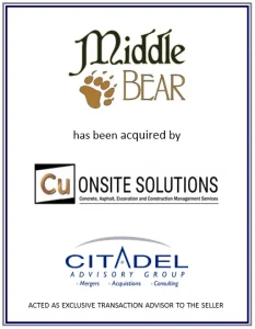 Middle Bear acquired by Cu Onsite Solutions