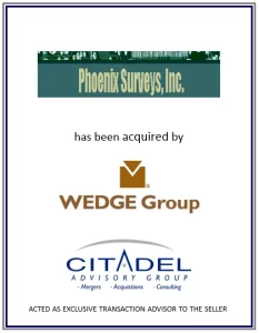 Phoenix Surveys acquired by Wedge Group