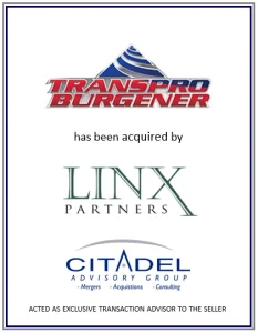 Transpro Burgener Trucking acquired by Linx Partners
