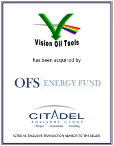 Vision Oil Tools acquired by OFS Energy Fund